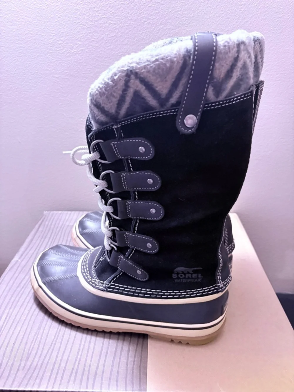 Sorel | Joan of Arctic Fair isle Winter Boots - Picture 3 of 8